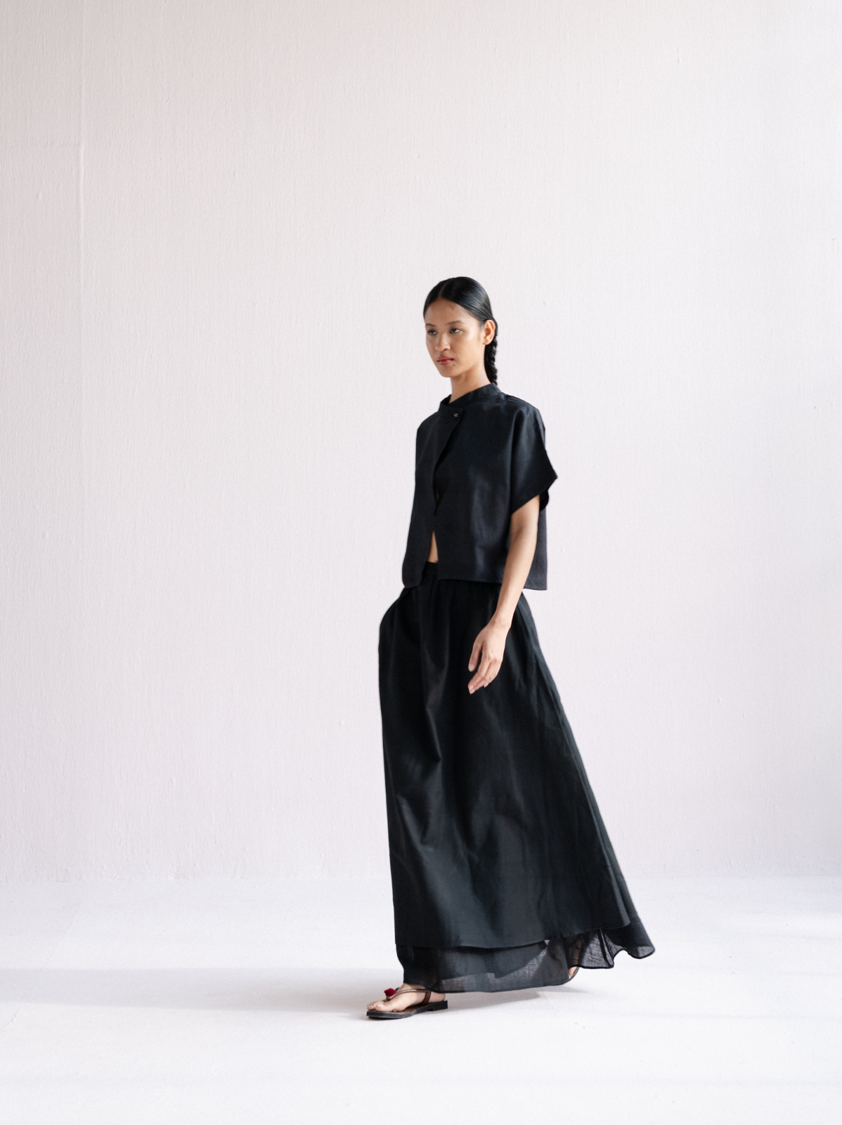 Double Layer Skirt Set