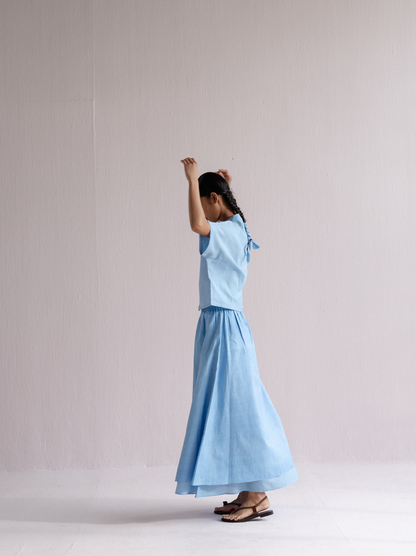Double Layer Skirt Set