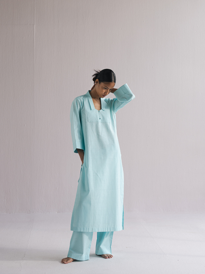 Pintuck Kurta Set