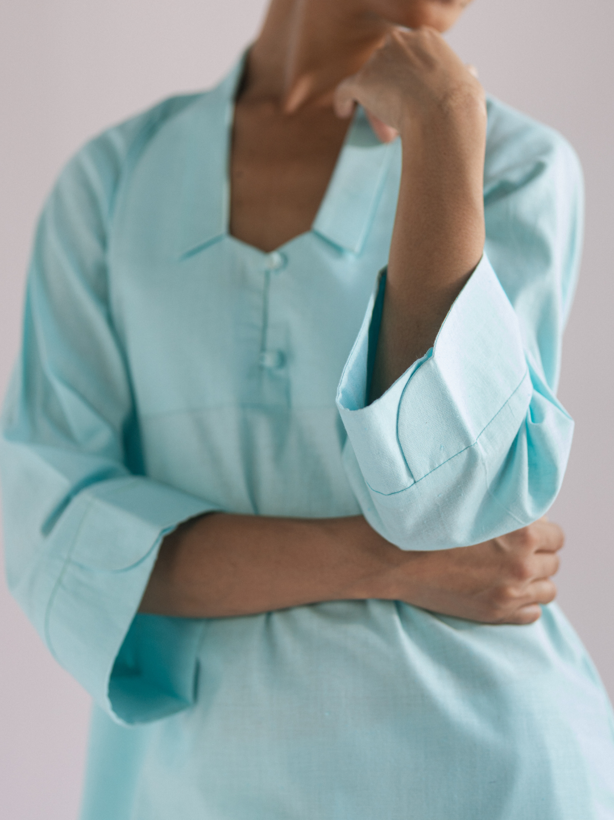 Pintuck Kurta Set