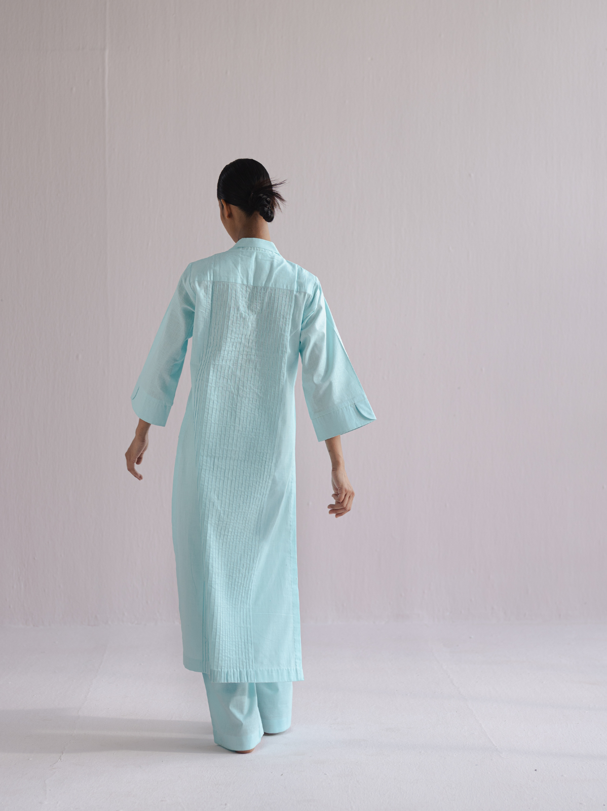 Pintuck Kurta Set