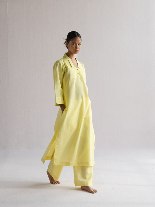 Pintuck Kurta Set