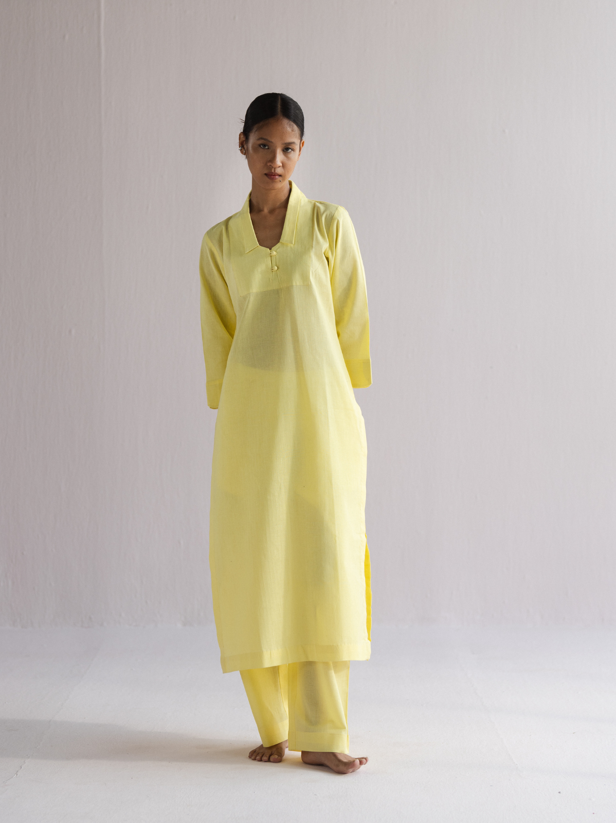 Pintuck Kurta Set