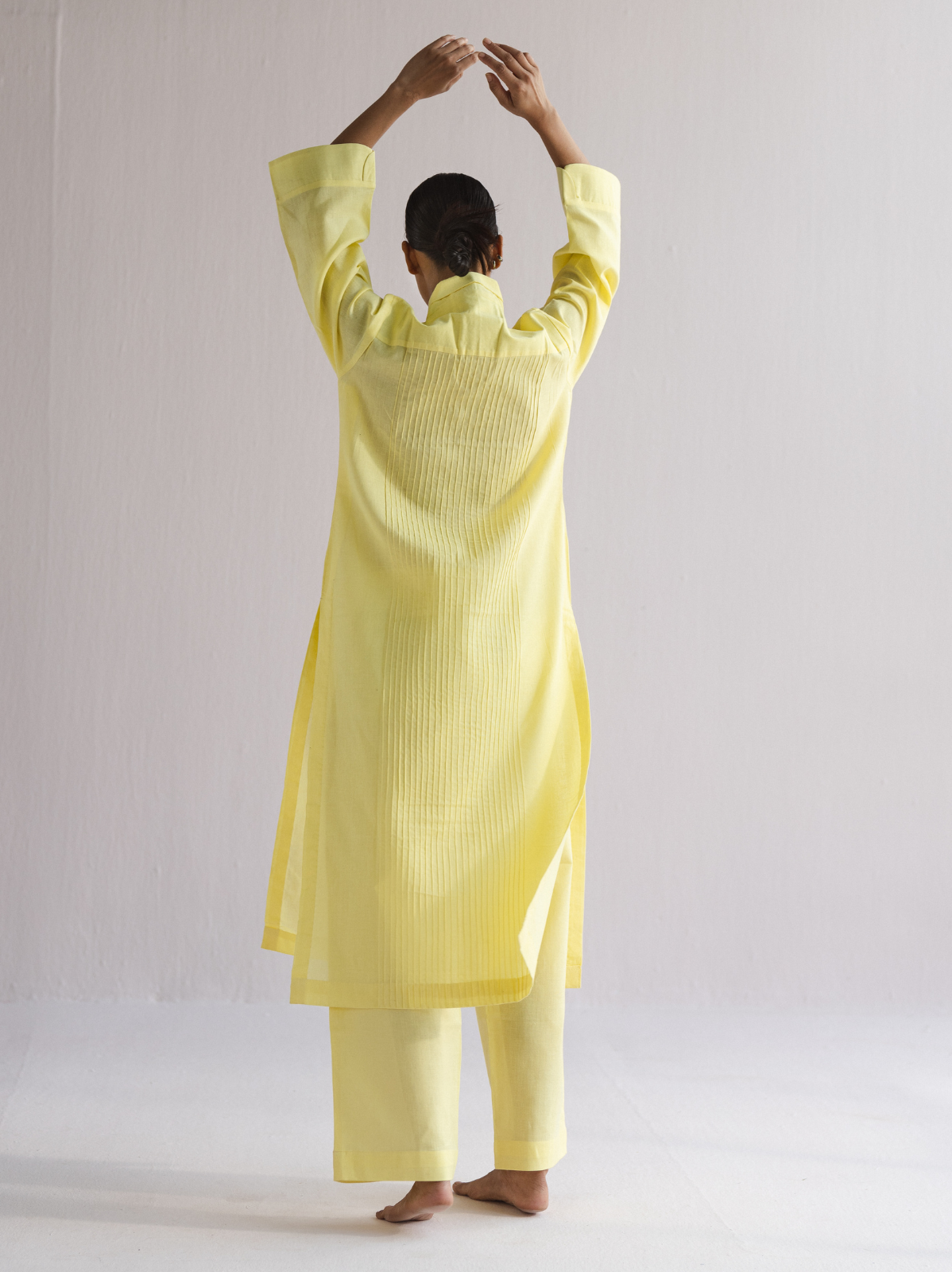Pintuck Kurta Set