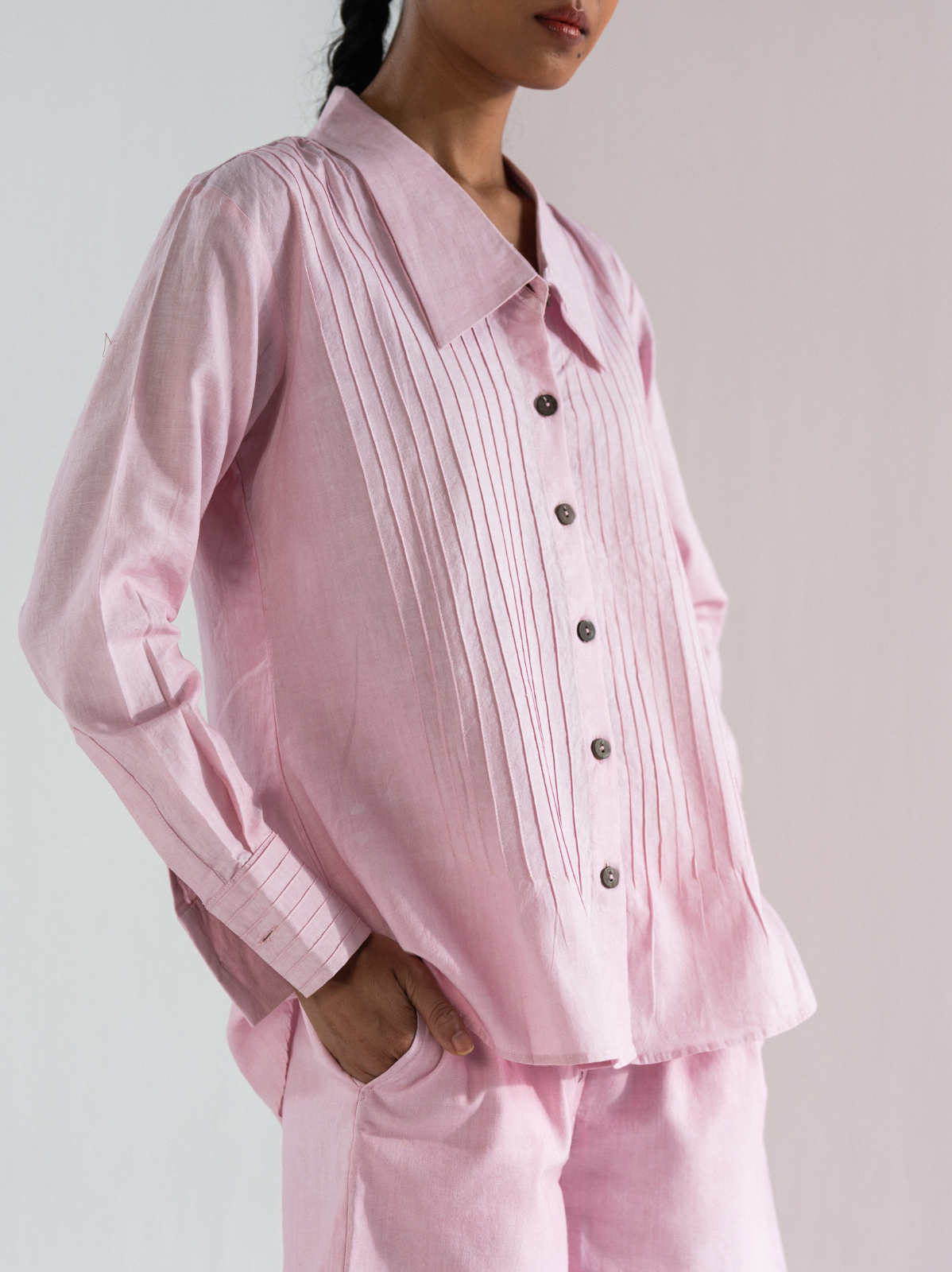 Pintuck Shirt